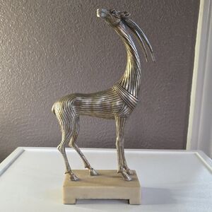 Vintage Kinder Antelope Sculpture